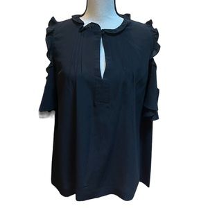 Nanette Lepore Black Off Shoulder Top